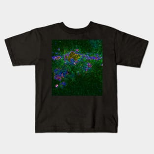 Black Panther Art - Glowing Edges 339 Kids T-Shirt